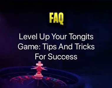 Level Up Your Tongits Game: Tips and Tricks for Success .